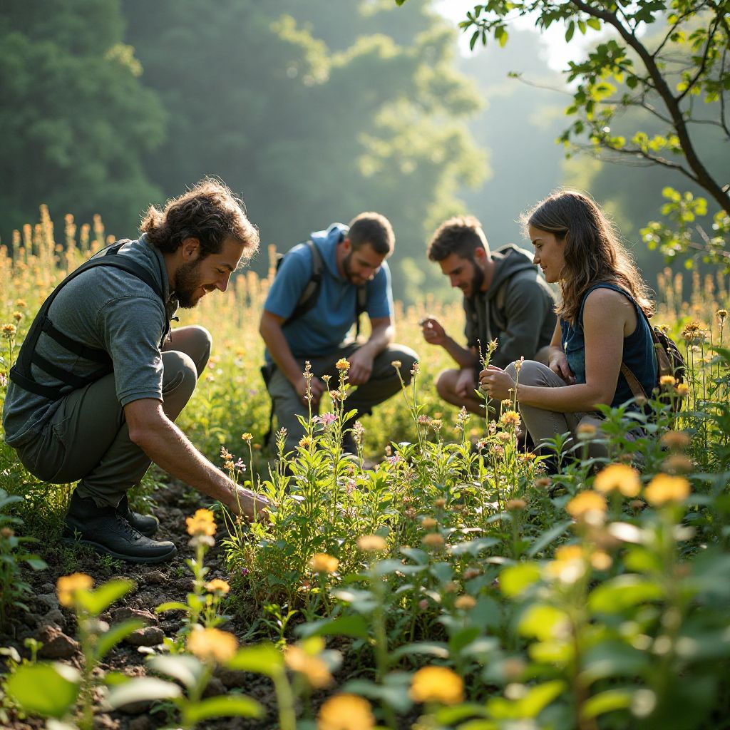 Nature exploration walk